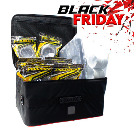 PACK RUEDAS PROCIRCIUT 6 COCHES + MALETA TRANSPORTE