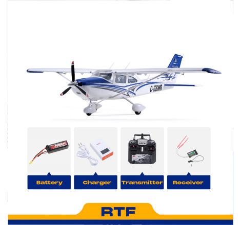 FMS 1500MM CESSNA 182 RTF BLUE