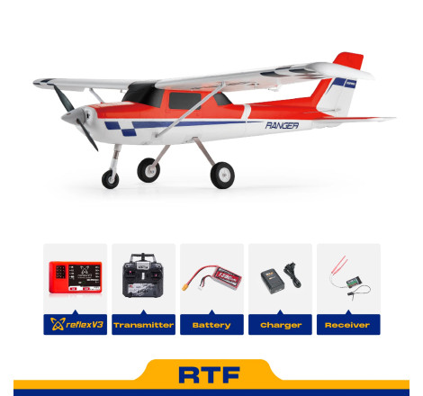 FMS 1220MM RANGER EP RTF RED W/REFLEX V3