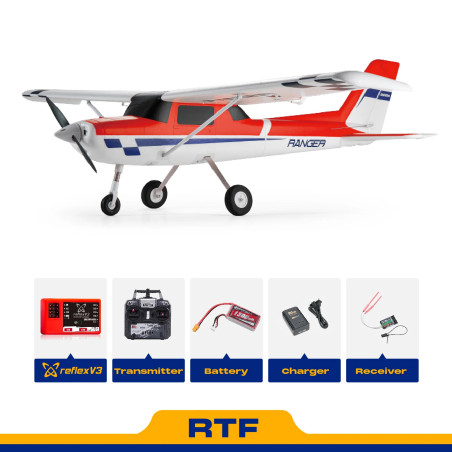 FMS 1220MM RANGER EP RTF RED W/REFLEX V3