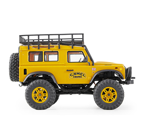 FMS 1:24 LAND ROVER DEFENDER 90 RTR YELLOW