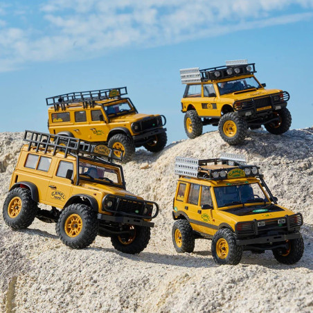 FMS 1:24 LAND ROVER DEFENDER 90 RTR YELLOW