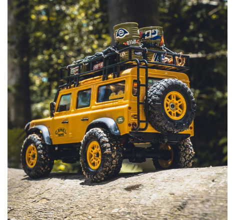 FMS 1:24 LAND ROVER DEFENDER 90 RTR YELLOW