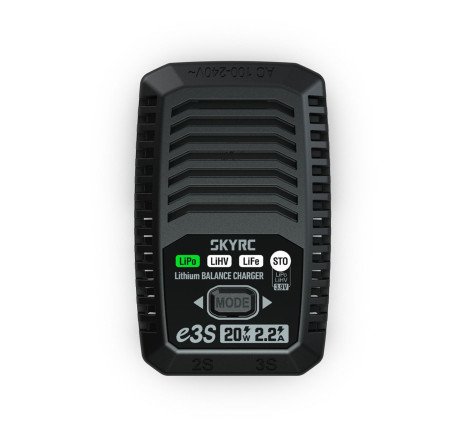 CARGADOR E3S LIPO 2-3S 2.2A 20W 240AC SKYRC