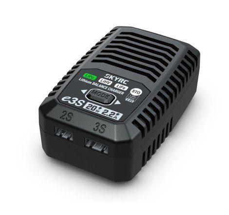 CARGADOR E3S LIPO 2-3S 2.2A 20W 240AC SKYRC