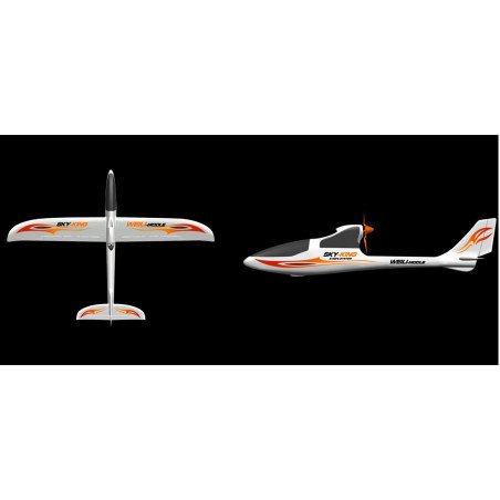PLANE SKY FLY 3CH 2.4GHZ ORANGE - WLTOYS F959