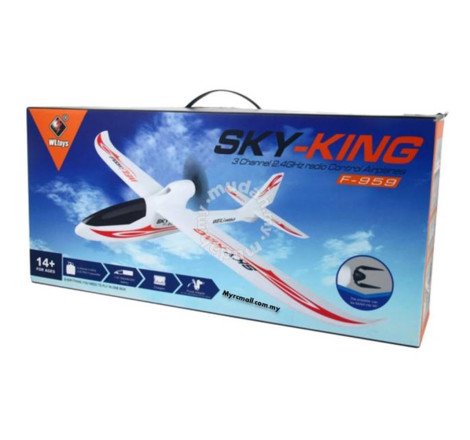 PLANE SKY FLY 3CH 2.4GHZ ORANGE - WLTOYS F959