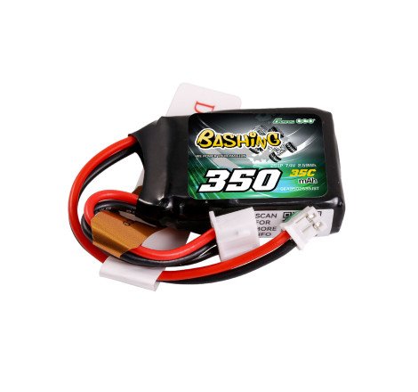 GENS ACE 350 mha7.4 2S1P WITH JST - GEA3502S35JST