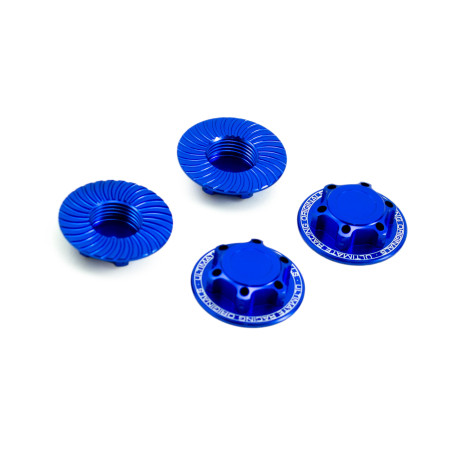 ULTIMATE CLOSED END WHEEL NUT v2 BLUE (4pcs)