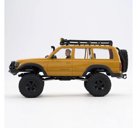 COCHE CRAWLER 1/18 TOYOYA LC80 RTR AMARILLO V2 FMS