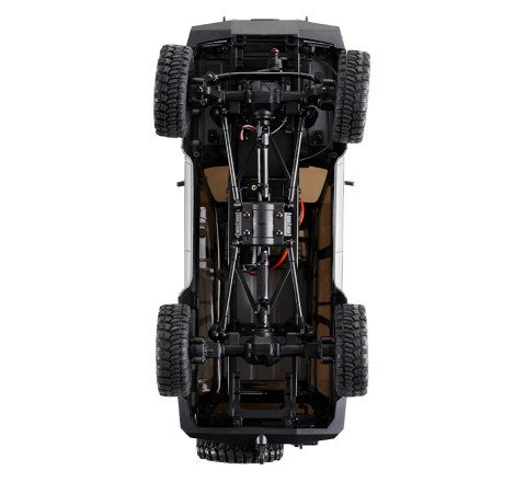 COCHE CRAWLER 1/18 TOYOYA LC80 RTR AMARILLO V2 FMS