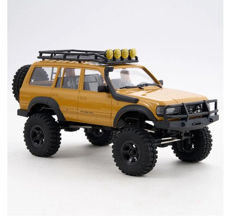 COCHE CRAWLER 1/18 TOYOYA LC80 RTR AMARILLO V2 FMS