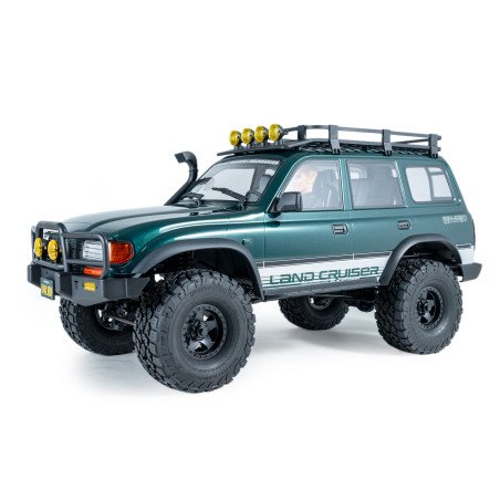 COCHE CRAWLER 1/10 TOYOTA LAND CRUISER 80 RS VERDE BRUSHLESS FMS
