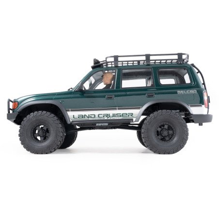 COCHE CRAWLER 1/10 TOYOTA LAND CRUISER 80 RS VERDE BRUSHLESS FMS
