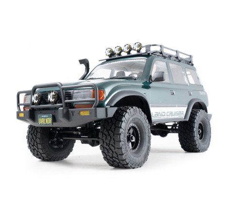 COCHE CRAWLER 1/10 TOYOTA LAND CRUISER 80 RS VERDE BRUSHLESS FMS