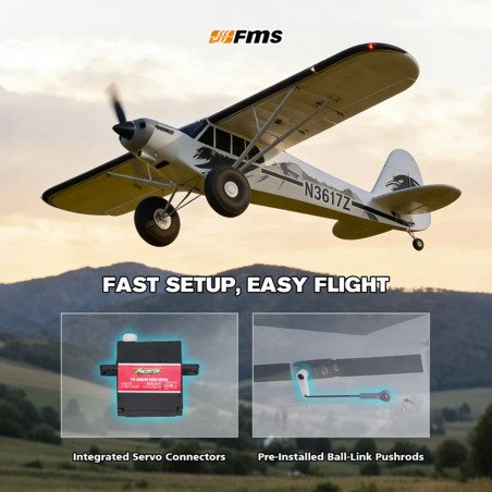 AVION PA-18 SUPER CUB V2 1700MM PNP