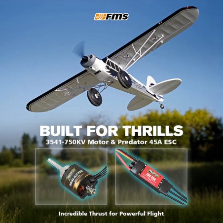 AVION PA-18 SUPER CUB V2 1700MM PNP