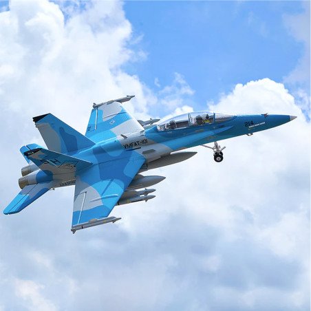 AVION EDF F-18 HORNET (SIM) GRIS 64MM PNP FMS