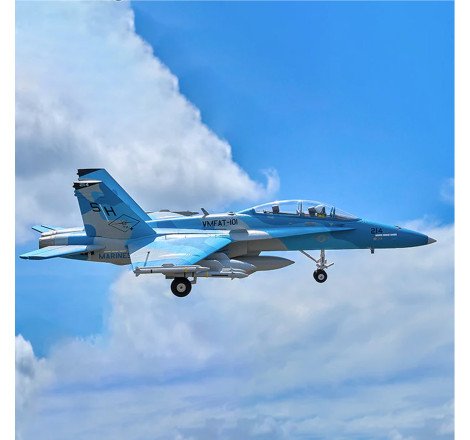 AVION EDF F-18 HORNET (SIM) GRIS 64MM PNP FMS