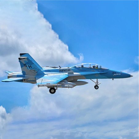 AVION EDF F-18 HORNET (SIM) GRIS 64MM PNP FMS