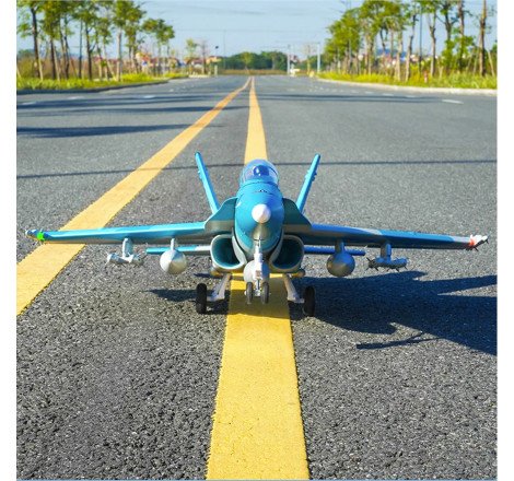 AVION EDF F-18 HORNET (SIM) GRIS 64MM PNP FMS