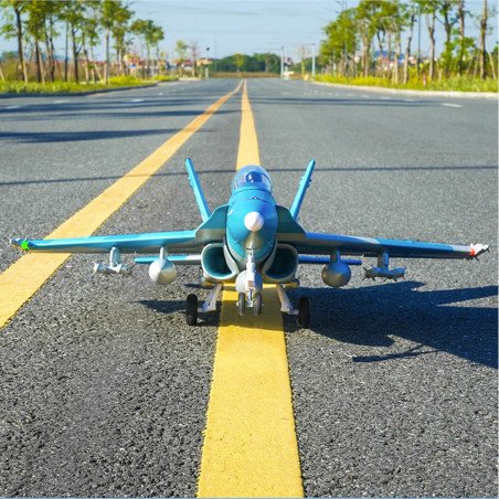 AVION EDF F-18 HORNET (SIM) GRIS 64MM PNP FMS