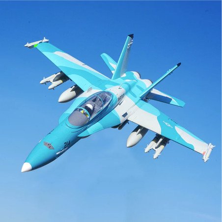 AVION EDF F-18 HORNET (SIM) GRIS 64MM PNP FMS