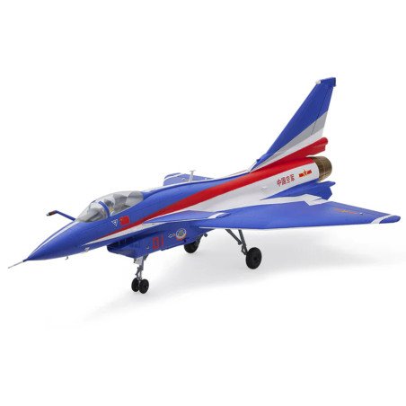 AVION EDF J-10 GRI W/REFELX V3 AZUL PNP FMS