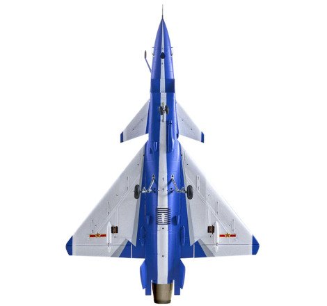 AVION EDF J-10 GRI W/REFELX V3 AZUL PNP FMS