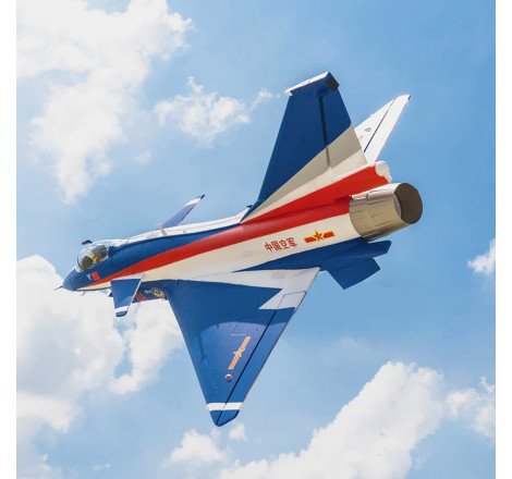 AVION EDF J-10 GRI W/REFELX V3 AZUL PNP FMS