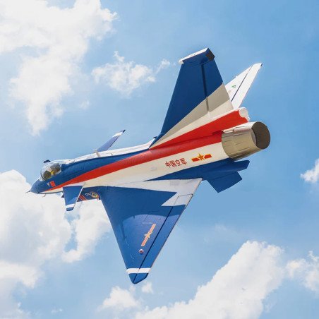 AVION EDF J-10 GRI W/REFELX V3 AZUL PNP FMS