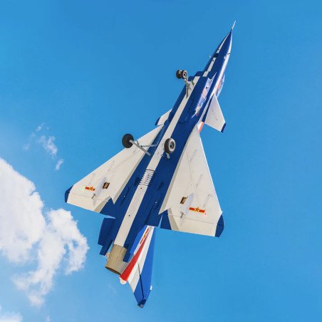AVION EDF J-10 GRI W/REFELX V3 AZUL PNP FMS
