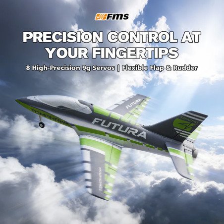 FMS 64MM EDF FUTURA PNP GREEN