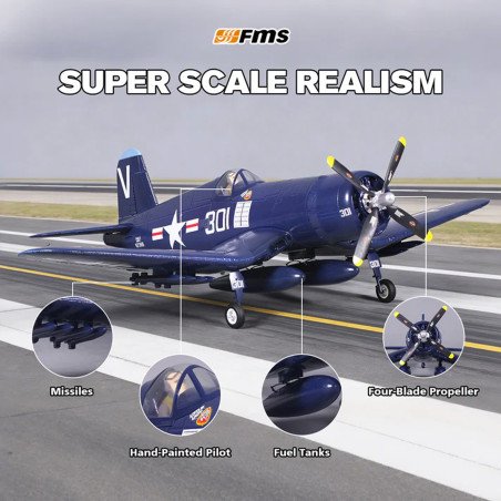 AVION F4U CORSAIR V2 800MM PNP FMS