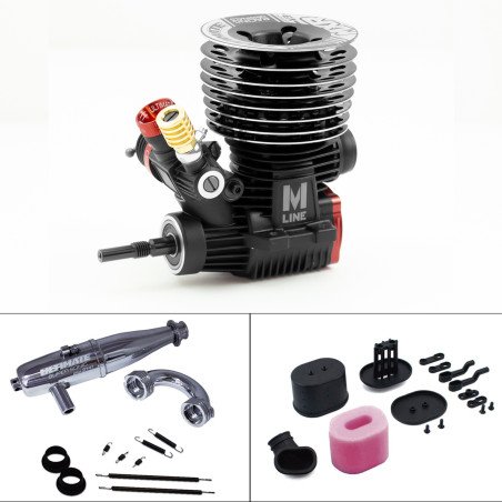 COMBO MOTOR ULTIMATE MXR v.3 CERAMIC + FILTRO AIRMAX + ESCAPE EFRA 2141 SUPERSONIC