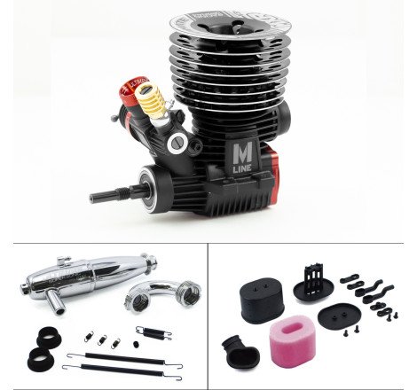 COMBO MOTOR ULTIMATE MXR v.3 CERAMIC + FILTRO AIRMAX + ESCAPE EFRA 2142 SUPERSONIC