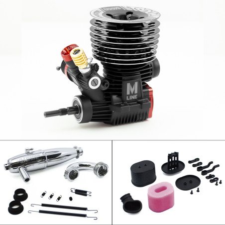 COMBO MOTOR ULTIMATE MXR v.3 CERAMIC + FILTRO AIRMAX + ESCAPE EFRA 2142 SUPERSONIC