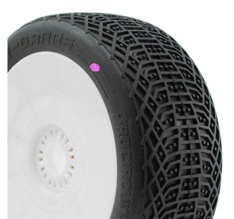 I-BARRS v3 BUGGY K1 (CLAY SUPER SOFT) PRE-MOUNTED WHITE (2pcs.)