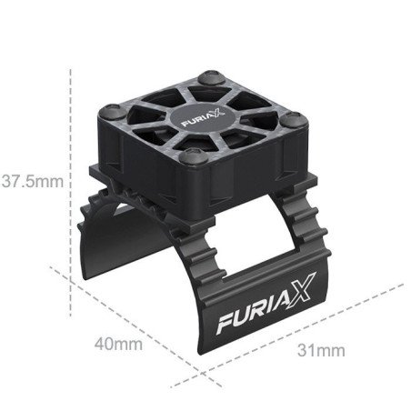 SKYRC FURIA X COOLSINK 1/10 MOTOR BLACK