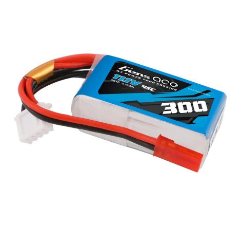 GENS ACE 300 mha 11.1V 45C 3S1P WITH JST-SYP - GEA3003S45JST