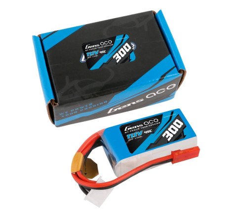GENS ACE 300 mha 11.1V 45C 3S1P WITH JST-SYP - GEA3003S45JST