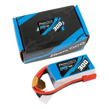 GENS ACE 300 mha 11.1V 45C 3S1P WITH JST-SYP - GEA3003S45JST