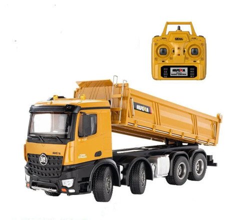 HUINA 1536 1/14 SCALE 2.4G 12CH SEMI ALLOY DUMP TRUCK
