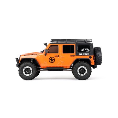 ROCK CRUISER 4WD RTR 1:10 WATERPROOF CRAWLER ORANGE RGT86100-O V3