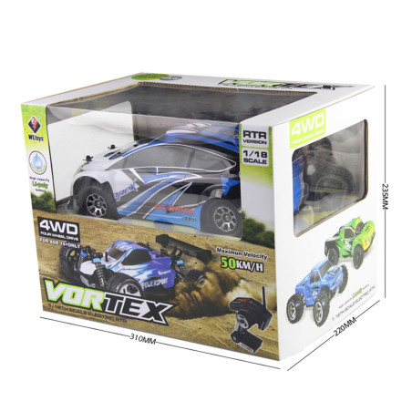 COCHE ELECTRICO RTR 1/18 RALLY 4WD 2.4GHZ - A949