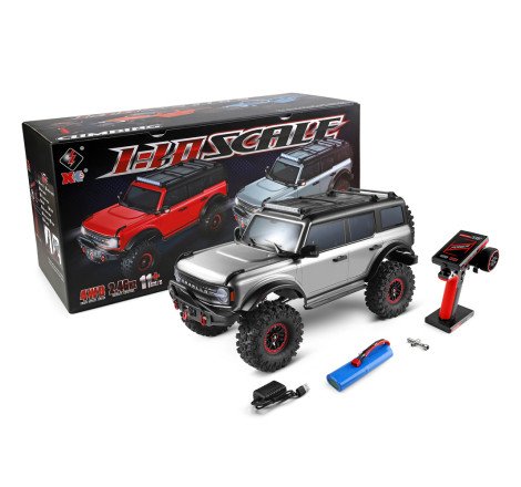 1/10 2.4GHZ 4WD RC BRONCO CRAWLER GREY RTR
