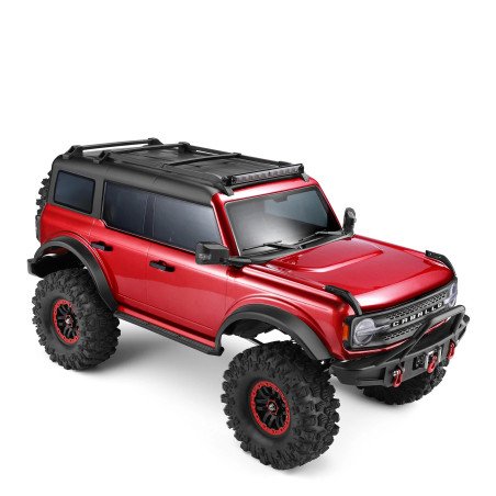 COCHE ELECTRICO RTR 1/10 CRAWLER BRONCO C/WINCH 4WD 2.4 GHZ ROJO