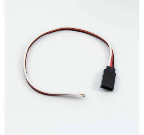 FUTABA FEMALE BATTERY CHARGE CONNECTOR WIRE (20cm)