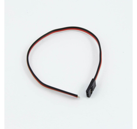 FUTABA MALE BATTERY CHARGE CONNECTOR WIRE (20cm)