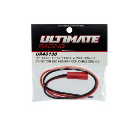 CONECTOR BEC HEMBRA CON CABLE (20cm)